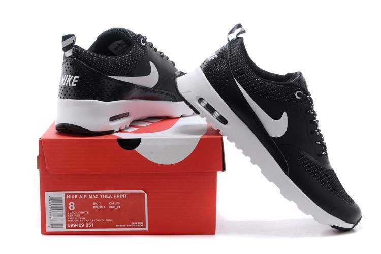 Nike Air Max Thea Prm Trainers Magasins En Ligne Pas Cher Chaussures Blanc Noir